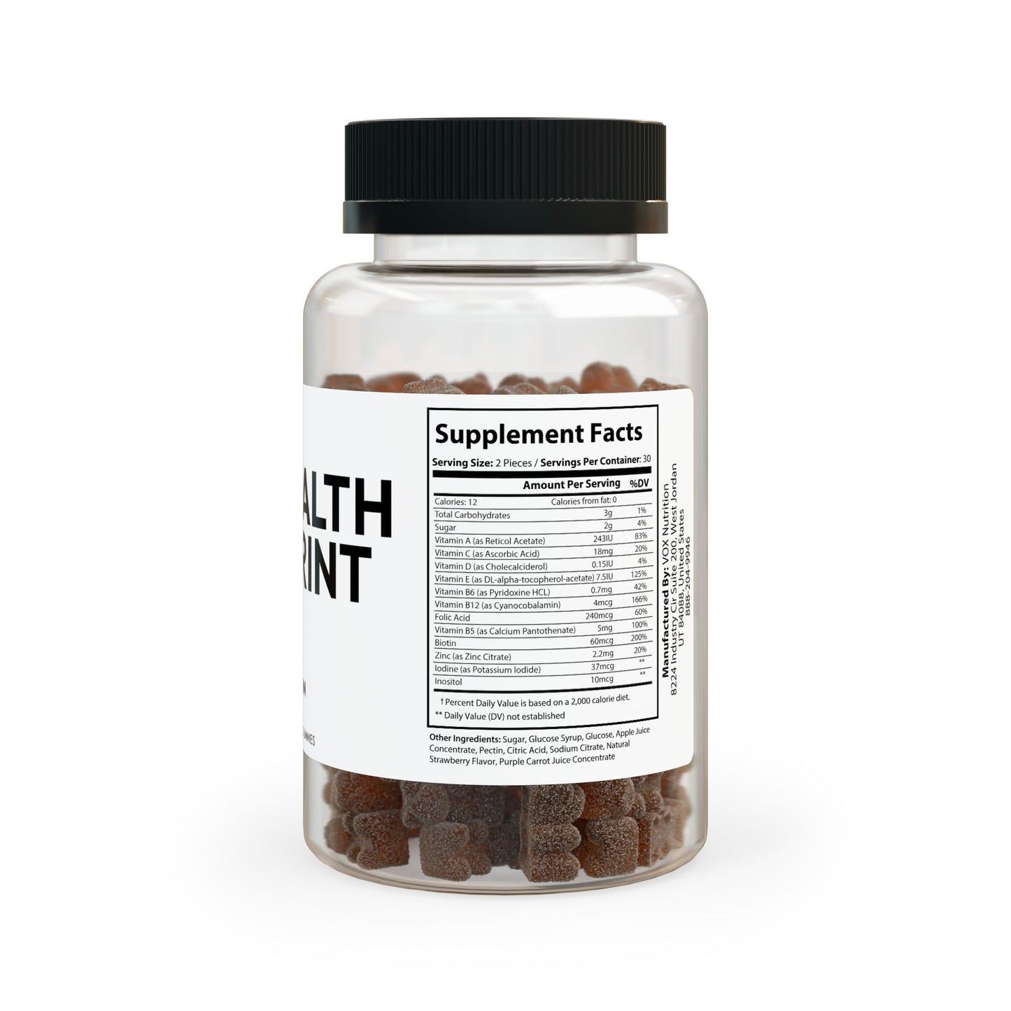 Multivitamin Gummies for Adults (60 Gummies)