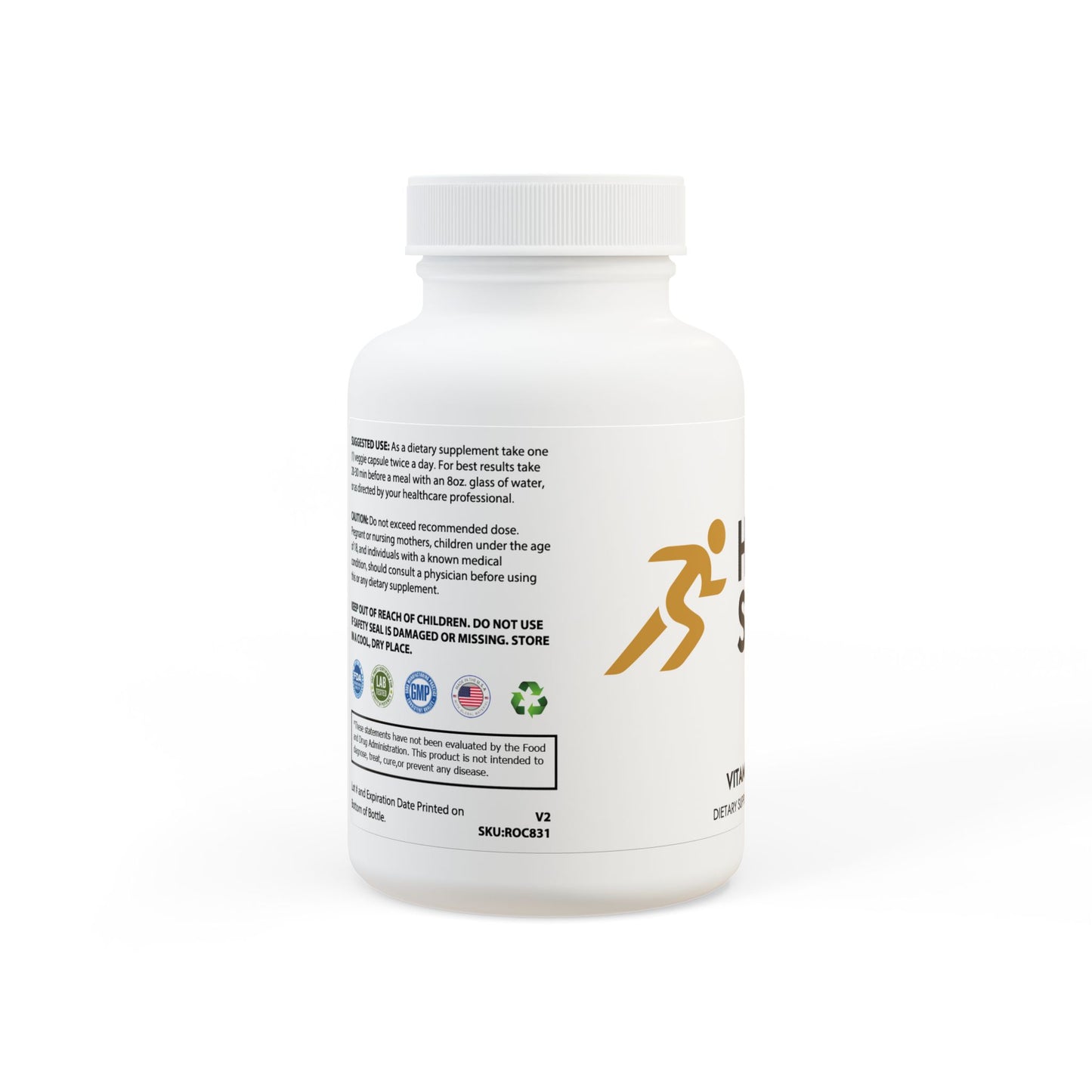 Vitamin K2 + D3 Supplement (60 Capsules)