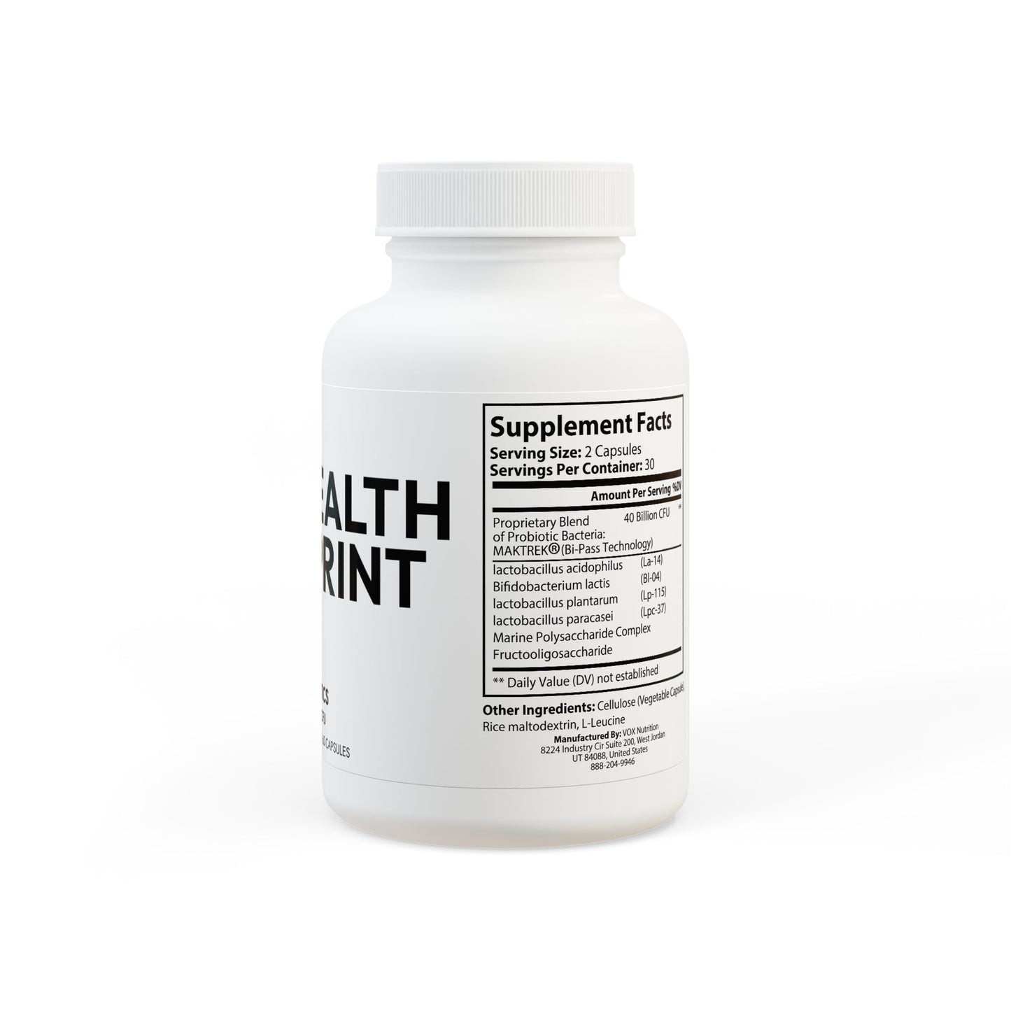 Probiotics Supplement (60 Capsules)