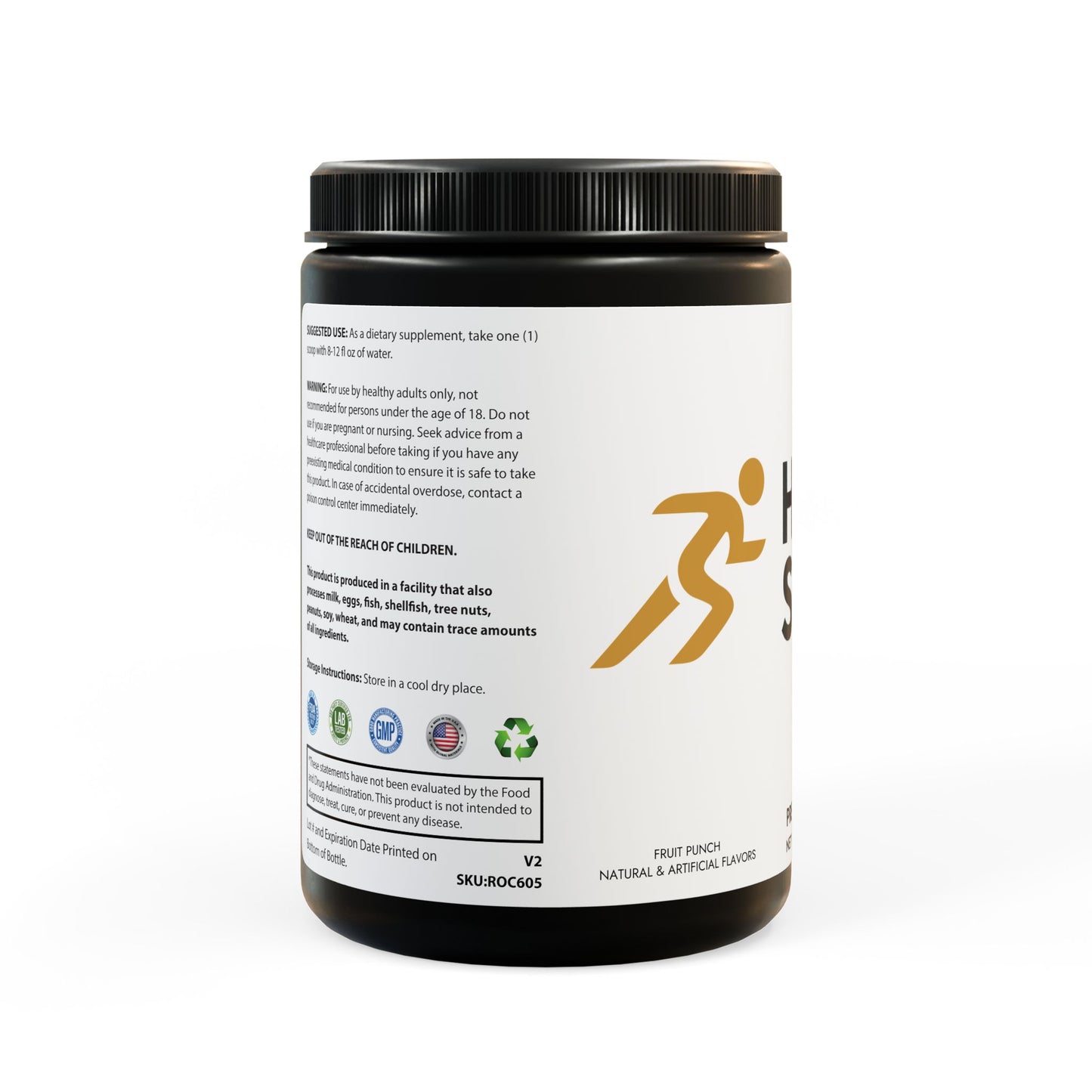 Pre-Workout Supplement, Fruit Punch (204g, 7.1oz)