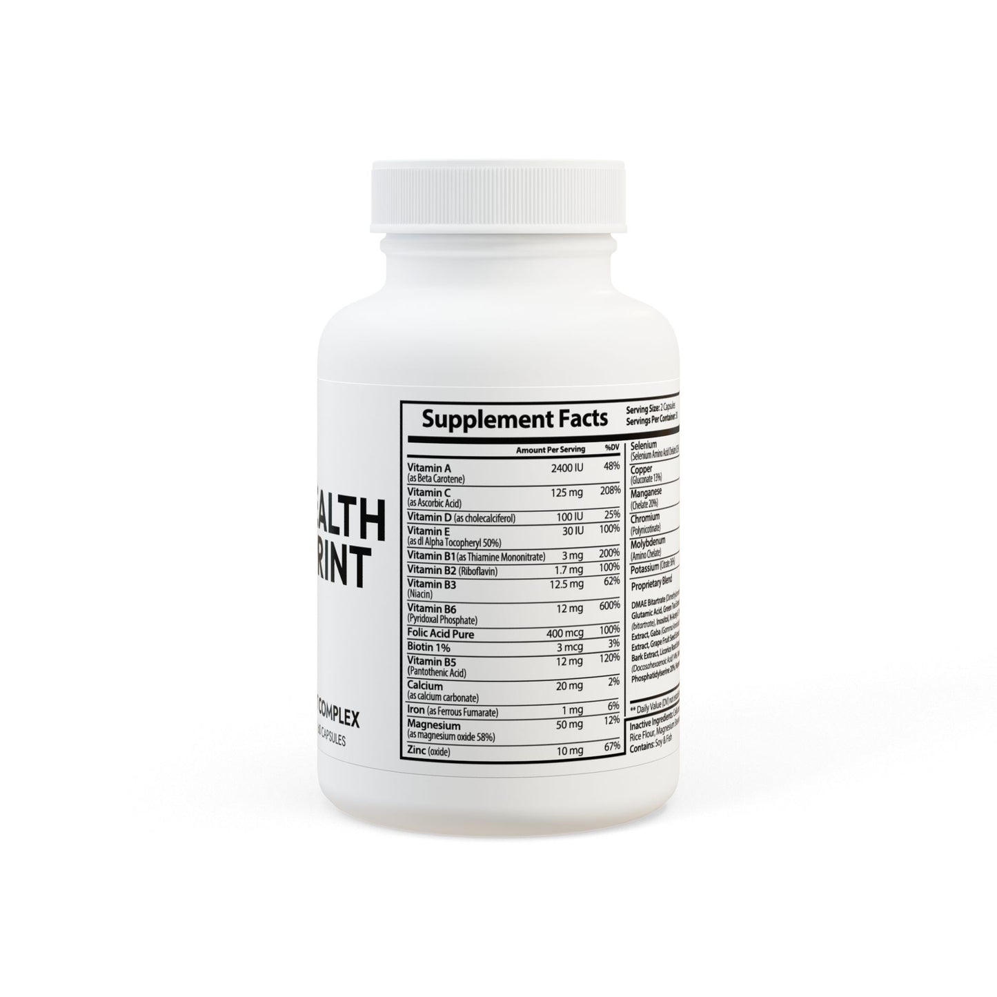 Brain Support Complex Supplement (60 Capsules)