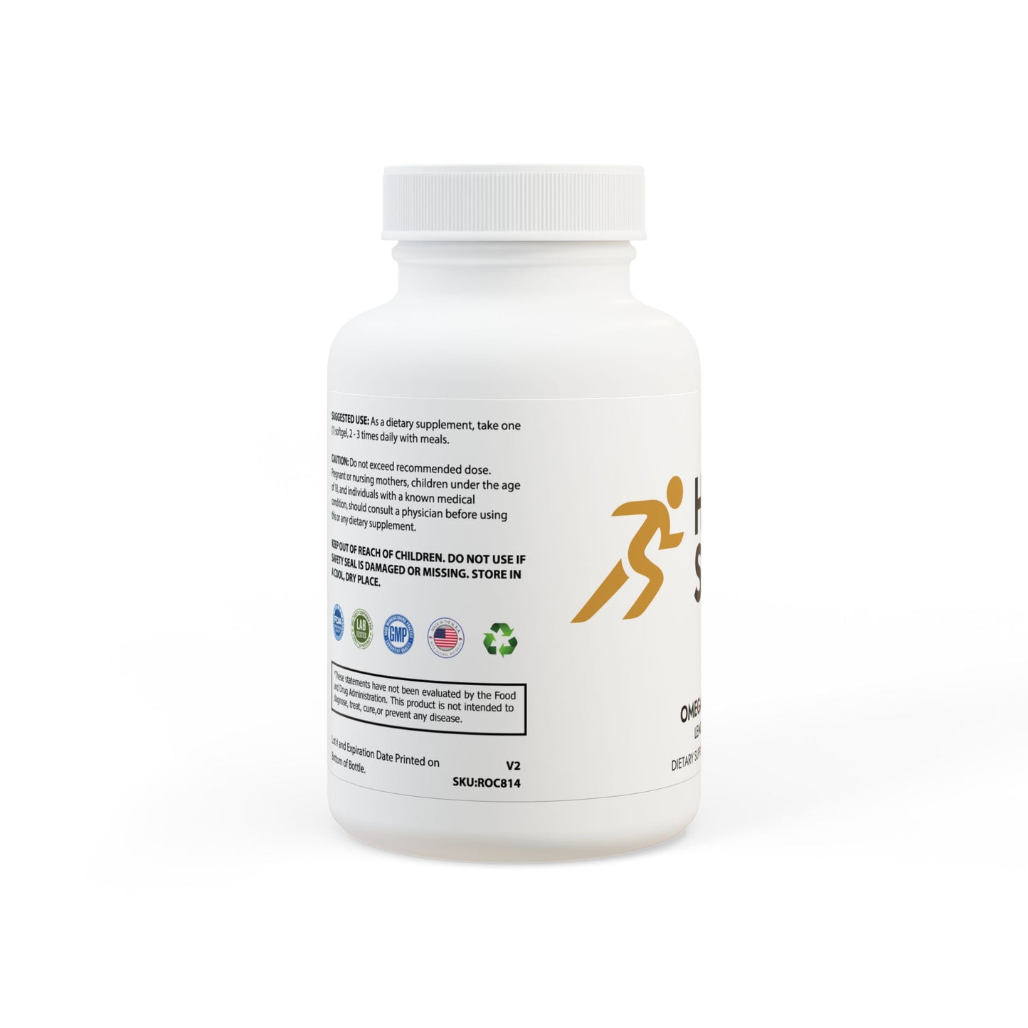 Omega 3 Fish Oil Supplement (60 Softgels)