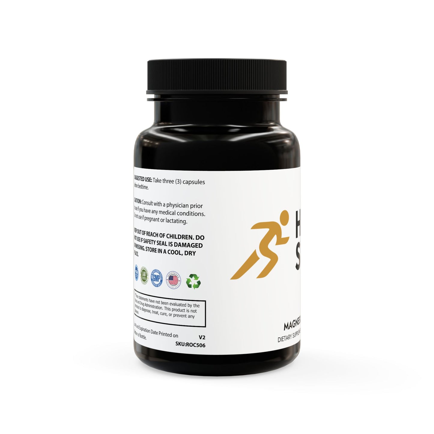 Magnesium Zinc Supplement (90 Capsules)