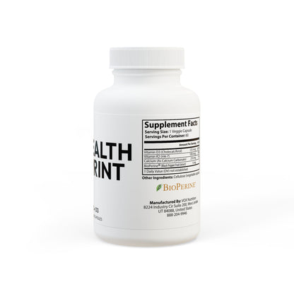 Vitamin K2 + D3 Supplement (60 Capsules)